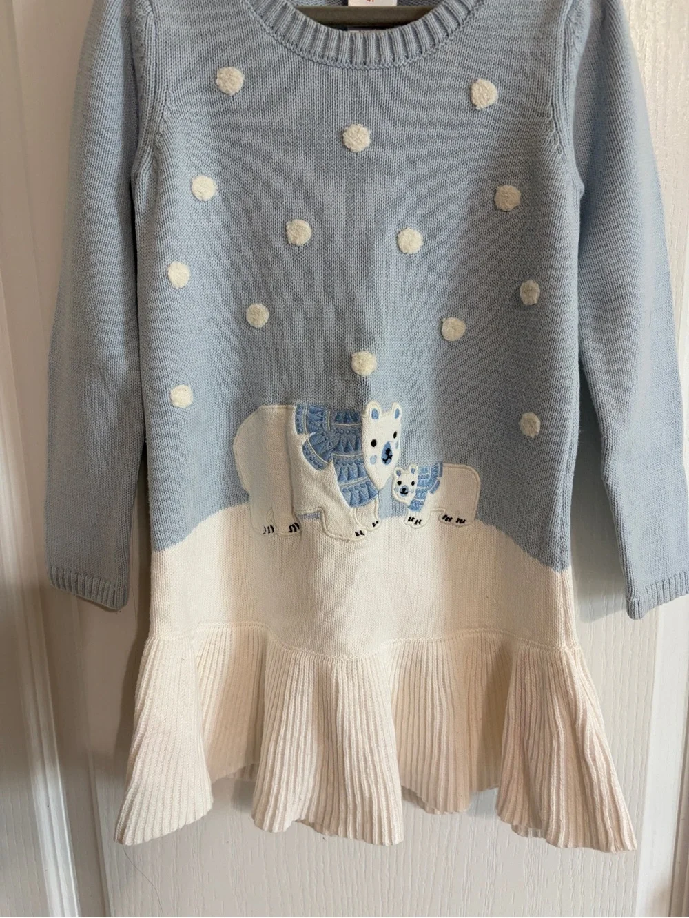 Gymboree Embroidered Winter Sweater Dress Girls Size 4T